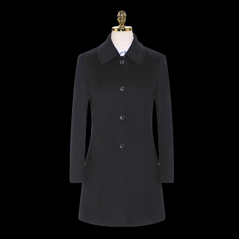 Tluoman Women's Business Wool Blend Overcoat