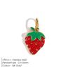 eManco Stainless Steel Charms Bohemian Style Fruit Elements Strawberry, Pineapple, Cherry Summer Trendy Jewelry Pendant