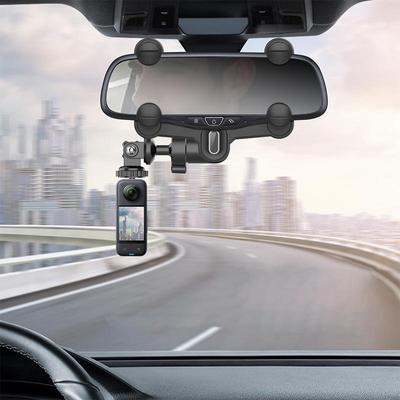 Sportovní akční kamera Držák do auta Anti-Shake Auto Mounting Bracket Zadní pohled Držák kamery pro zrcadlové sklo Příslušenství do auta