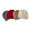 Cashmere Autumn and Winter New Women's High End Design Solid Color Jacquard Warm Ear Protecting Headscarf Knitted Hat