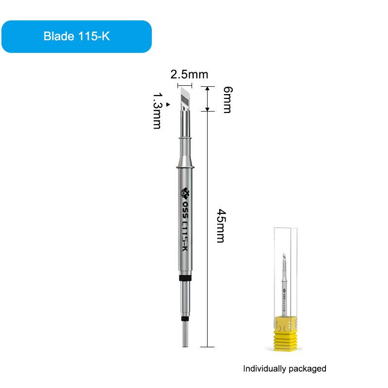 New Superfine Soldering Iron Tip C210/C245/C115 Soldering Iron Tip Optional For Precision Soldering Tools JBC Replacement Tip