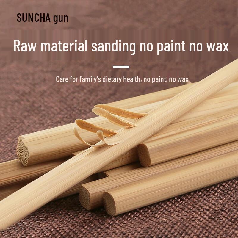 Suncha Eco-Friendly Unpainted Bamboo Chopsticks