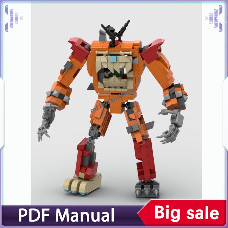 Withered Bonnie Springtrap Mimic Building Blocks Set Accessory Decoration Adults Bricks Decoration Christmas Gift