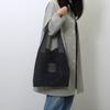 Nananoel Nillie Glitter Shaggy Hair Tote BagA4 Size Compatible 2553311021 Black (210)
