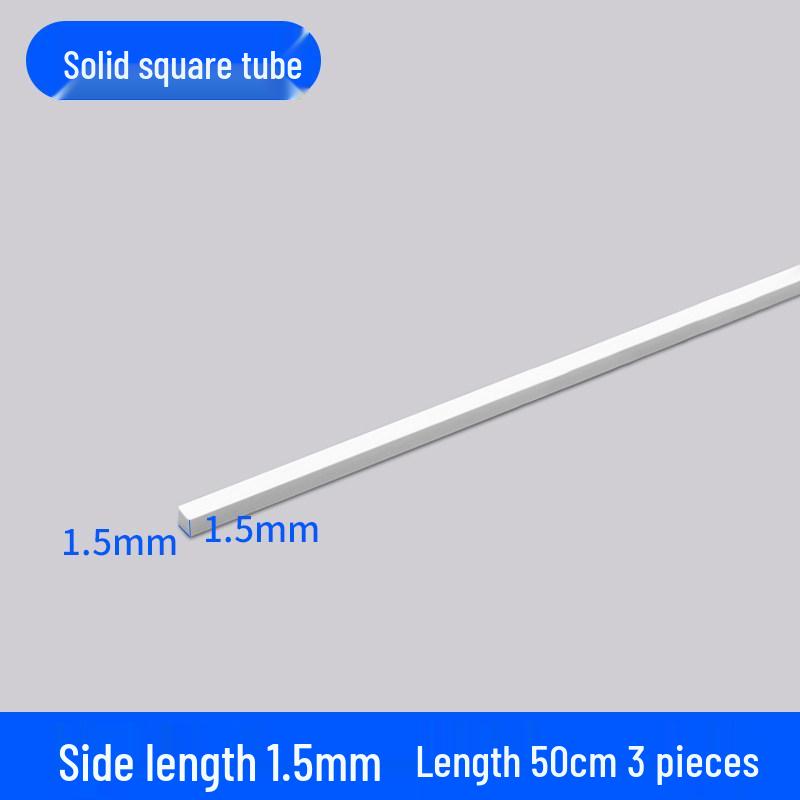 DIY Sand Table Model Kit: ABS Rods, Glue Sticks, Half-Round & Square Tubes