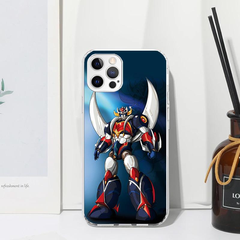 M-Mazinger Z Anime Phone Case For Iphone 17 Air 16 15 Plus 16E 14 Pro Max 13 Mini 12 11 7 8 SE Fundas Soft Back Cover 17 Air 16