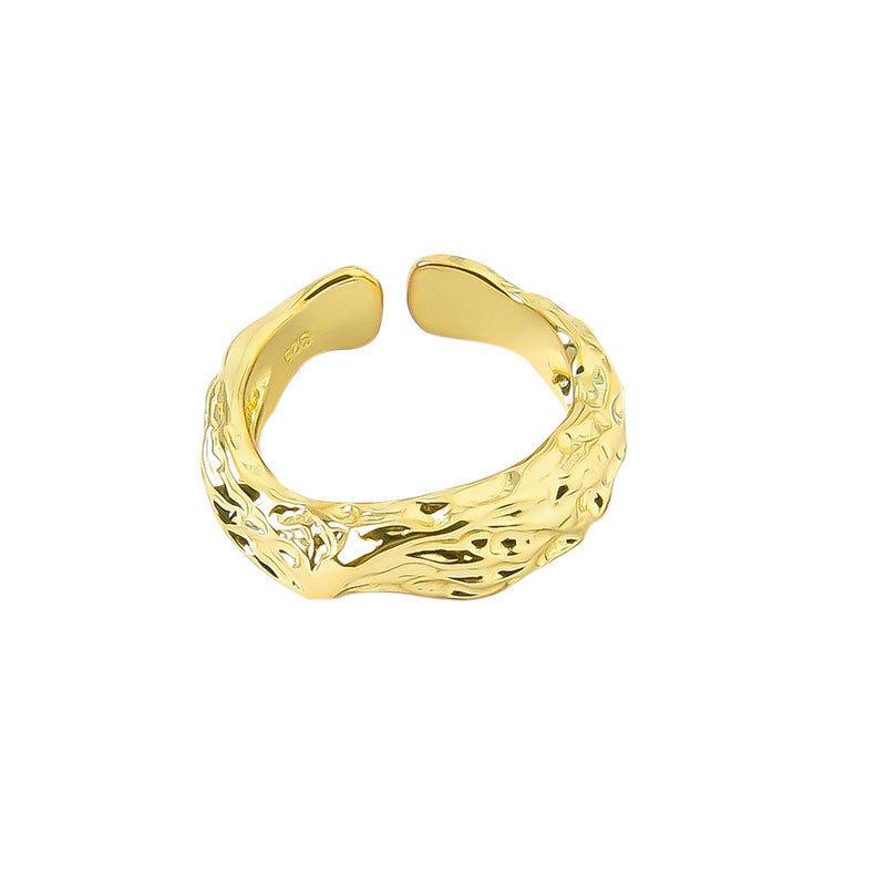 Inspired Korean Sophisticated Irregular Design Ring Perfect For Trendy Fashion Womens