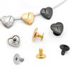 20pcs 14mm Size Decorative Stud Rivets Crossing Screw Gold/White/Bronze Color Leather Stud Kit Back Stud Design