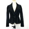SONIA RYKIEL Velour Tailored Jacket Women’s M Black Sample(USED)