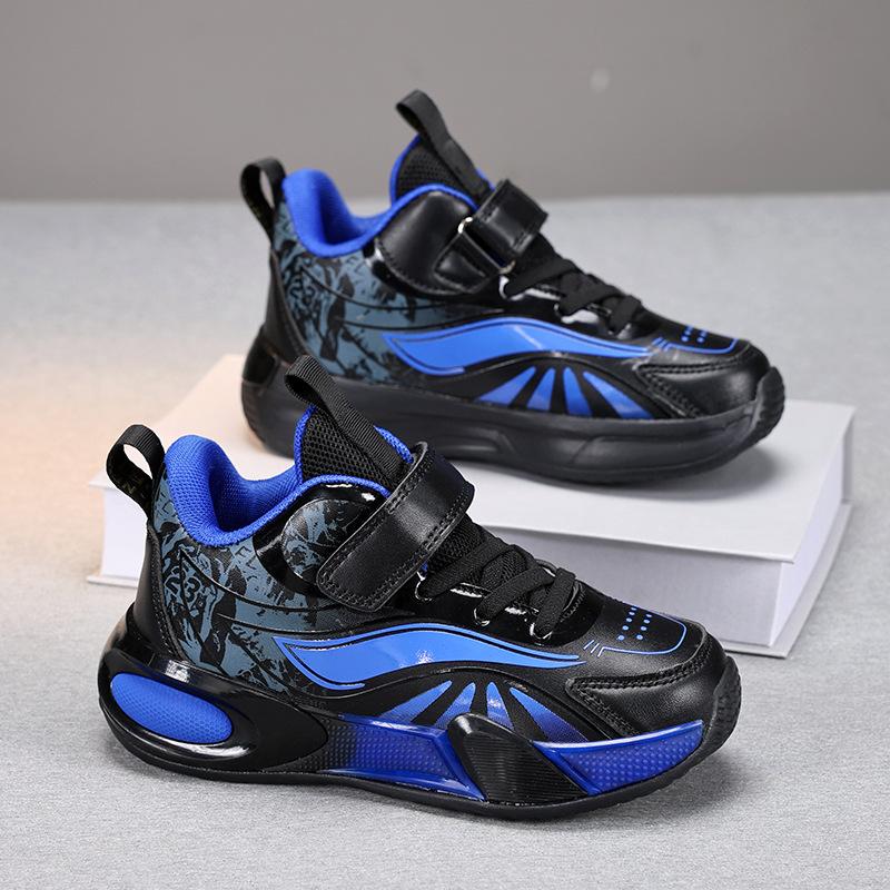 Children's Shoes Little Boys Basketball Shoes 2025 New Four-season Wear-resistant and Non-slip Sports Shoes Boys' Actual Combat Sneakers