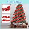 Festive 2 Meter Soft Red Velvet Christmas Ribbon With Stunning Silver Accents