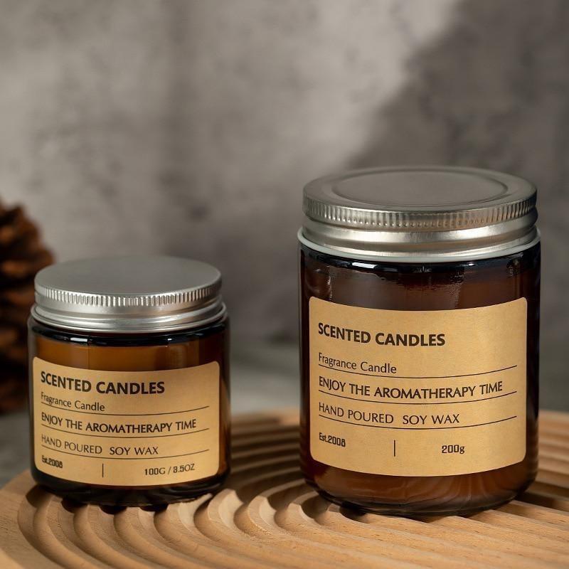 1pcs Scented Candle DIY Hand Gift Box Creative Handmade Soybean Wax Essential Oil Smokeless Fragrance Candle Home Decoration