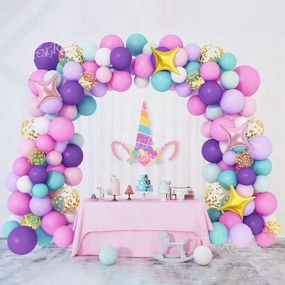 Kit Arche Guirlande Ballons Licorne Ballon Mariage Anniversaire Décoration Fête Enfants Révélation Sexe Baptême Baby Shower Fille