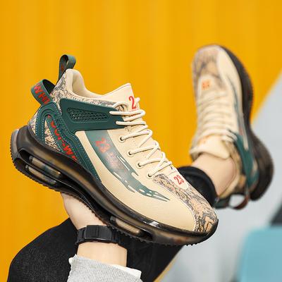 Printemps Nouvelles Chaussures Décontractées pour Hommes Mode Décontractée Chaussures de Sport Hautes Légères Antidérapantes Chaussures Couleur Assortie Chaussures Confortables 44