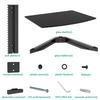 Floating TV Stand, 2 Tier Wall Mount Entertainment Center Shelf, Hvy Duty DVD Players Bracket, Strong Load Bring Media Console for Living Room, Bedr