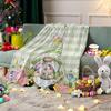 Weihnachts Karo Nikolaus Schneemann Rentier Überwurfdecke Festliches Design für Wohnzimmer Dekoration Geschenk für Sie FeiertagsStil