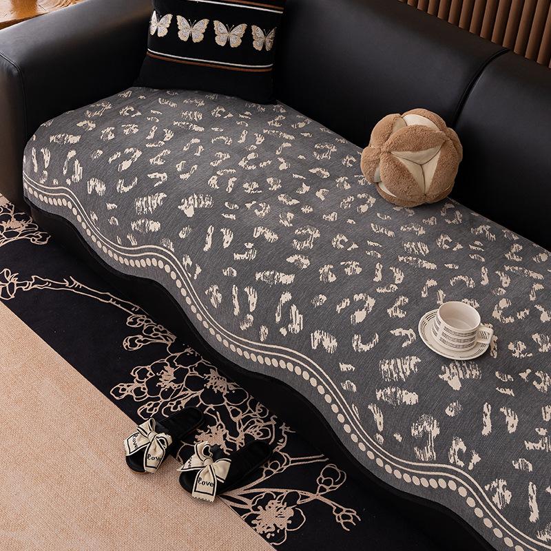 Nowa Nieregularna Lekka Luksusowa Wysoka Sens Retro Wiatr Chenille Poduszka Siedziska Sofy Cztery Pory Roku Uniwersalna Antypoślizgowa Poduszka Sofy