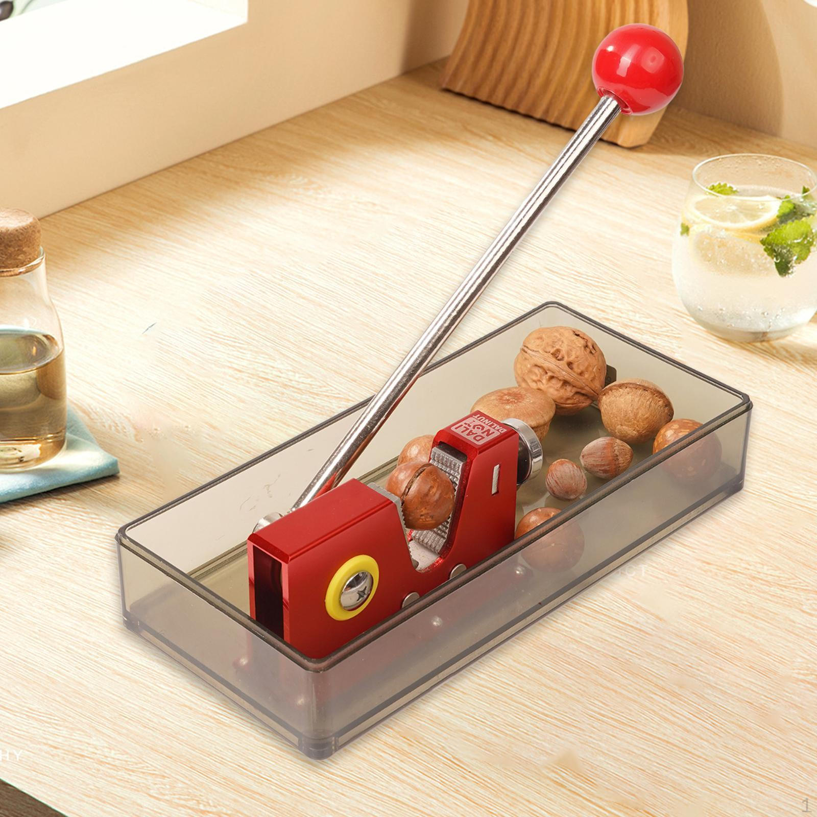 

Macadamia Opener Nutcrackers for Nuts Chestnut Clip Cutter Nut Pecans red