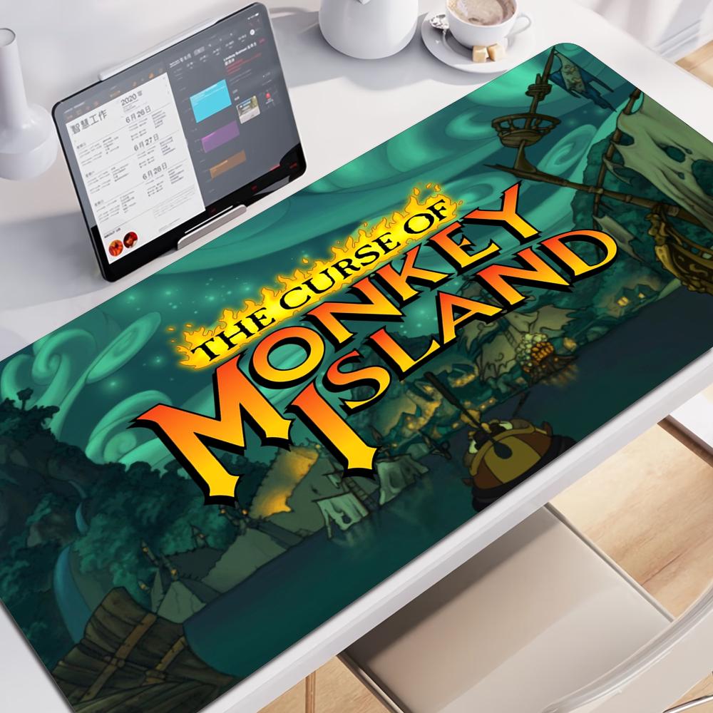 Gaming Mouse Pad Monkey Island Xxl Keyboard Gamer Cabinet Mat Mats Accessories Anime Pc Cabinets Mause Computer Desks Games Desk