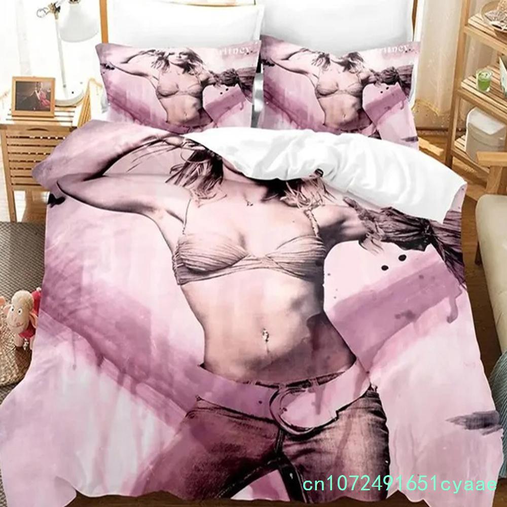 Sexy Britney Spears Bedding Set Single Twin Full Queen King Size Bed Set Adult Kid Bedroom Duvet Cover Sets Parure De Lit Bed