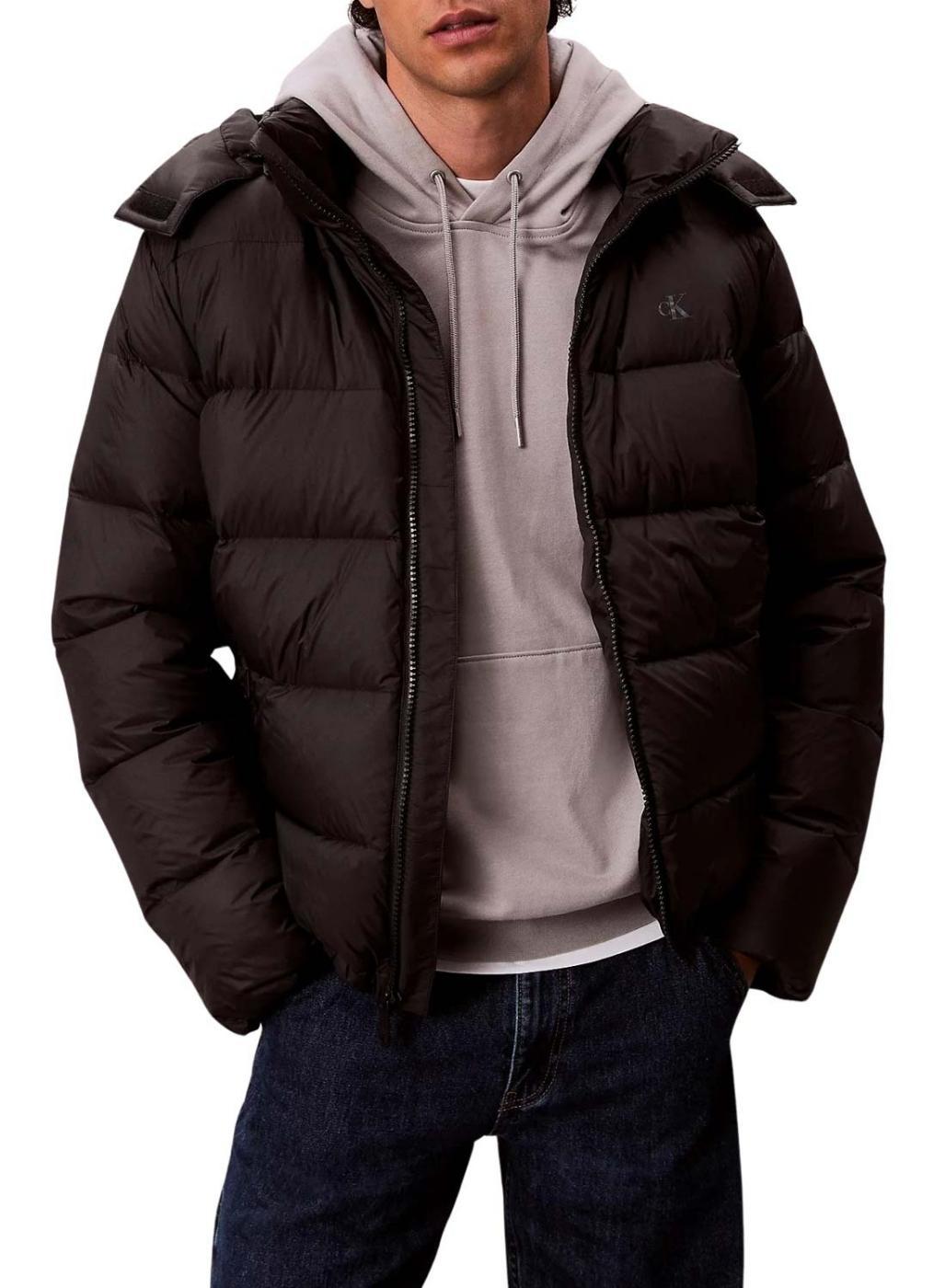 Calvin Klein Jeans - Ls Nylon Zip Off Hood - Jackets - Herren - Schwarzk - L - Bild 4