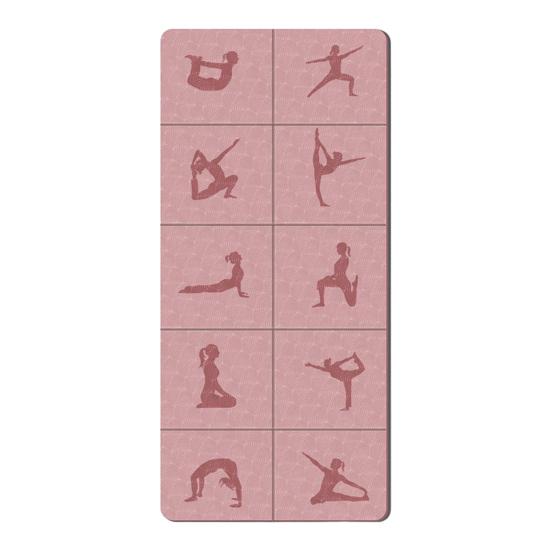 Tappetino Yoga Pieghevole Extra Portatile da Viaggio Spesso in TPE Tappetino da Letto Antiscivolo Uomini Donne Palestra di Casa Allenamento Pilates Esercizio Tappetino per Pavimento
