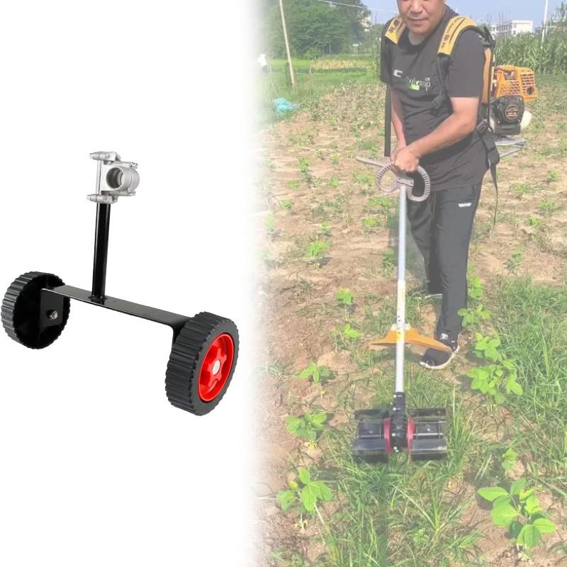 For Universal Metal Wheels String Trimmer Grass Eater Weed Adjustable Supplies
