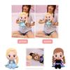 Disney Frozen Anna Elsa Plush Toy Soft Stuffed Doll For Room Decoration Skin-friendly And Collectible