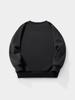 Euro-American Kids' Solid Color Long-Sleeve Autumn/Winter Sweatshirt – Customizable Basic Pullover