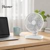 Small Table Fan Portable Desk Fan, Air Circulating 3 Speed Quiet Personal Electric Cooling Adjustable Tilt Head for Office Dorm Kitchen