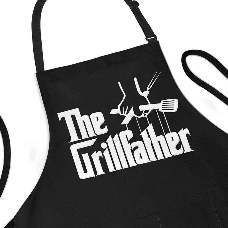 Creative Letter Print Kitchen & BBQ Neck Apron