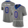 Buffalo Bills NFL Fútbol Jersey Allen 0 4 17 73 Gris Blanco Edición Speed Hombre Mezcla de Algodón Bordado Ropa Deportiva