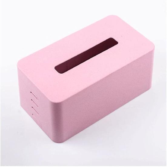 Fashion Plastic Tissue Box Cover Adjustable Tissue Box Holder Modern Tissue Case Tissue Box Cover Holder Decorative Refillable