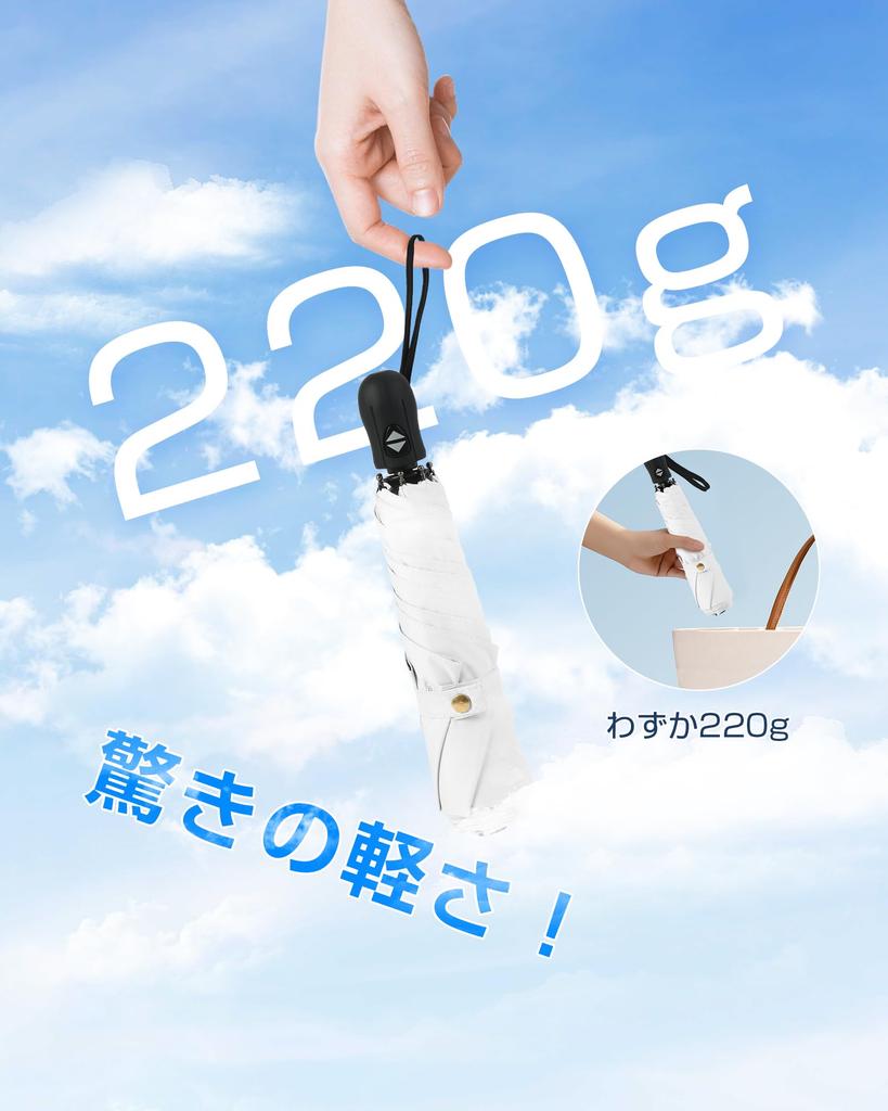 Guarda-sol dobrável JIS adequado tanto para ensolarado quanto para chuvoso com UV calor insolação UV abertura automática e e inclui um armazenamento Um ótimo presente para ou