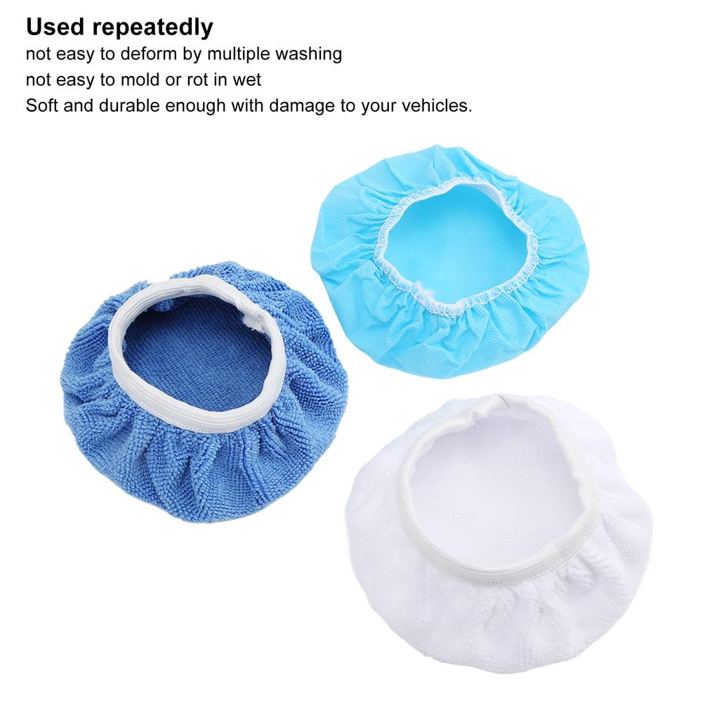 24 Stück 6 Zoll / 150 mm Polierhauben-Set Polierabdeckung Polierpad