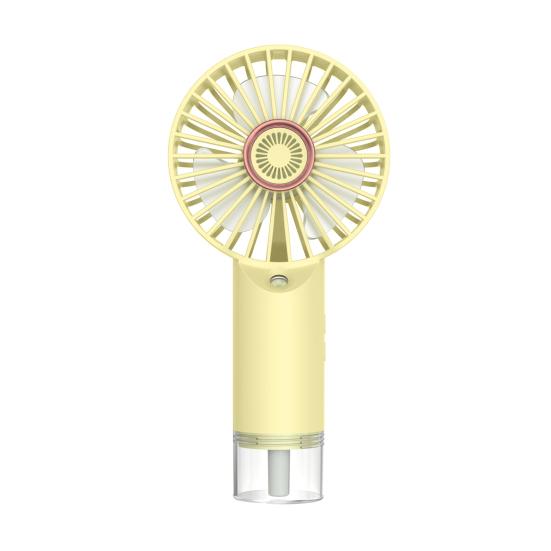 Handheld Misting Fan Portable Rechargeable Spray Fan with Long Battery Life Travel Cooling Fan with Multi-Level Wind and Spray Modes for Travel Home