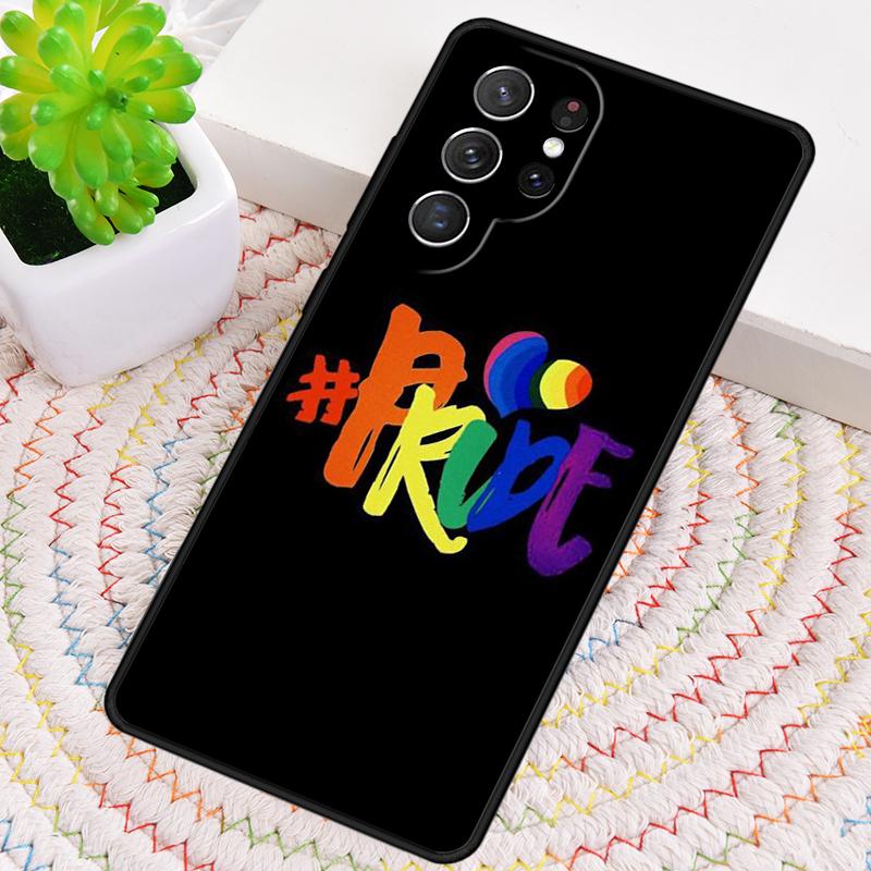 Gay Lesbian LGBT Rainbow Pride soft Silicone Phone Case For Samsung Galaxy note 10 pro S26 S24 S23 S22 S21 Plus S25Ultra Cover