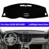 Car Dashboard Cover Dash Mat Carpet Cape For Volvo XC60 2018 2019 2020 LHD RHD 2 Layers Auto Sunshade Anti-sun Protector