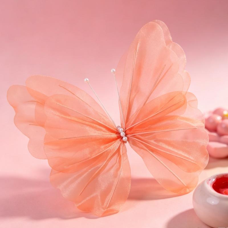 3D Large Lifelike Simulation Butterfly 50cm 1Pcs Waterproof Decor for Wedding Outdoor Lawn Birthday Festival Decoration