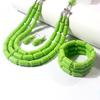 3Pcs European & American Multi-Layer Beaded Necklace Set Style Beaded Three Piece Multi Layer Necklace Set