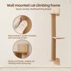 Wall-Mounted Cat Scratching Furniture Cat Tree Tower Cats Climbing Perches Scratching Post Pet Wall Steps for Sleeping Playing
