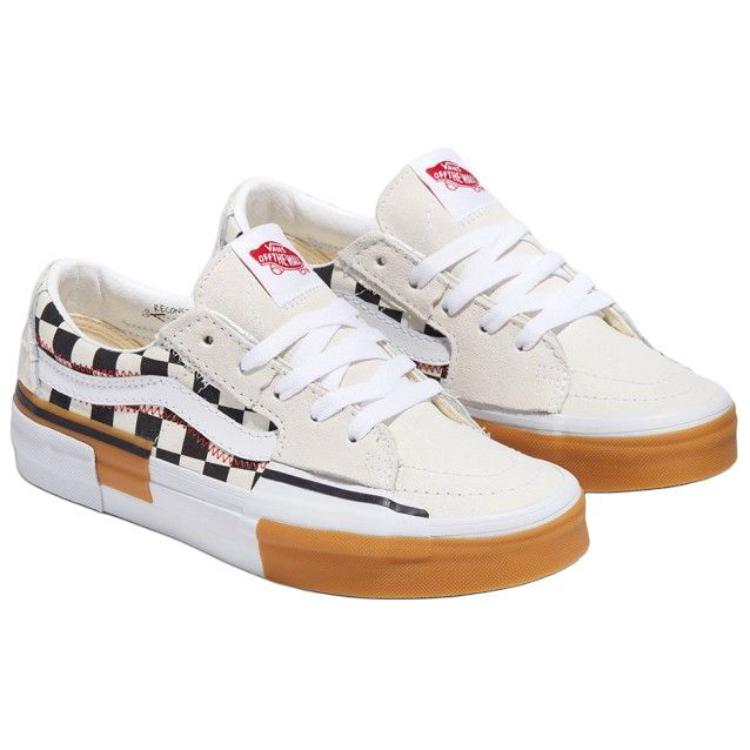 Vans Sk8 Comfortable Low-Top Skate Shoes Unisex Sneakers White VN0009QS4481