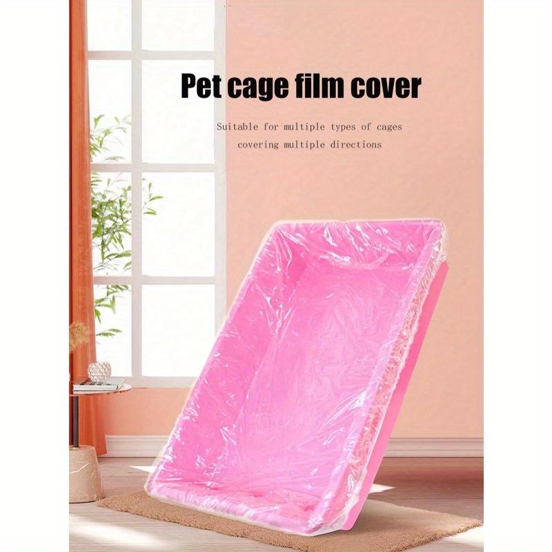 

50 шт. Одноразовые пластиковые нижние пленочные чехлы для ковриков для домашних животных/туалетных ковриков, клеток для птиц/кроликов, пакетов для кошачьего наполнителя и ковриков для туалета для собак, чистящие коврики S белый