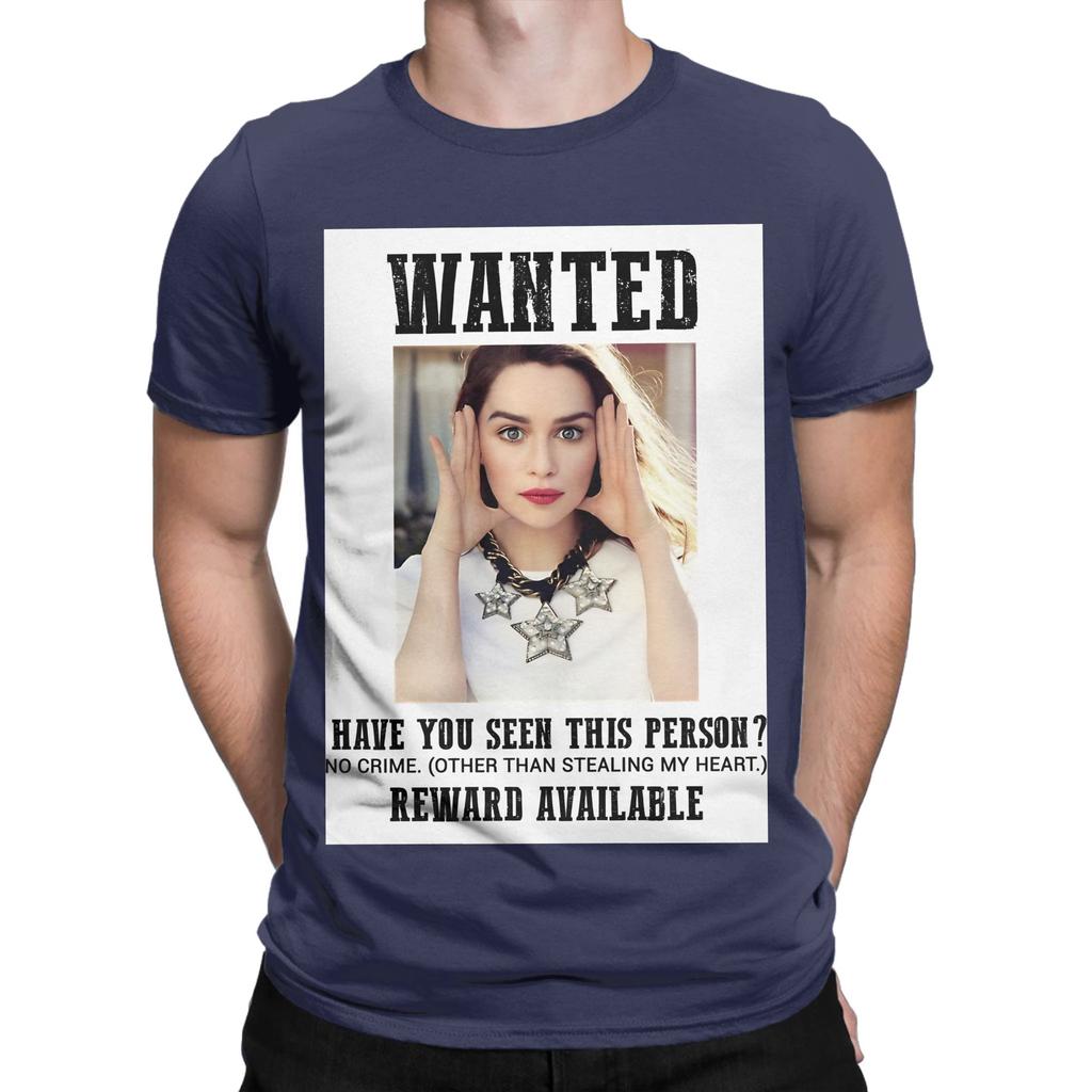 Wanted Emilia Clarke Funny 100 Cotton TShirt Emilia Clarke Tees Tops For Unisex