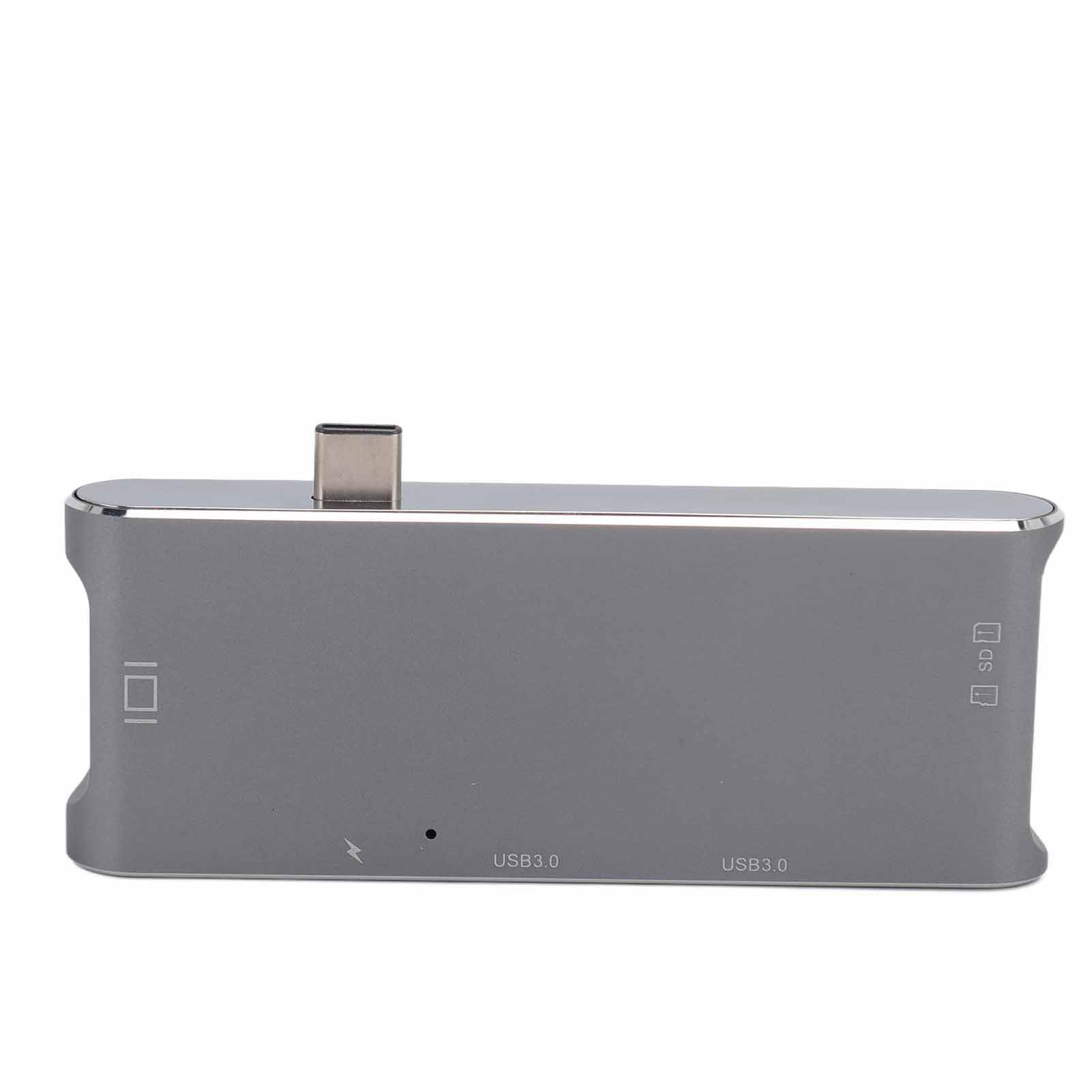 

USB C Хаб 4K HD Выход 5 Гбит/с Зарядка PD Слот для карты памяти Алюминиевый сплав Док-станция USB C