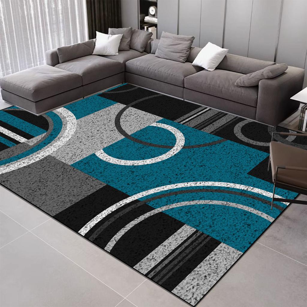 Geometrie Dekoration Nordische Teppiche Wohnzimmer Sofa Bereich Teppiche Zuhause Schlafzimmer Dekor Luxusteppich Zimmer Flur Weiche Große Bodenmatte