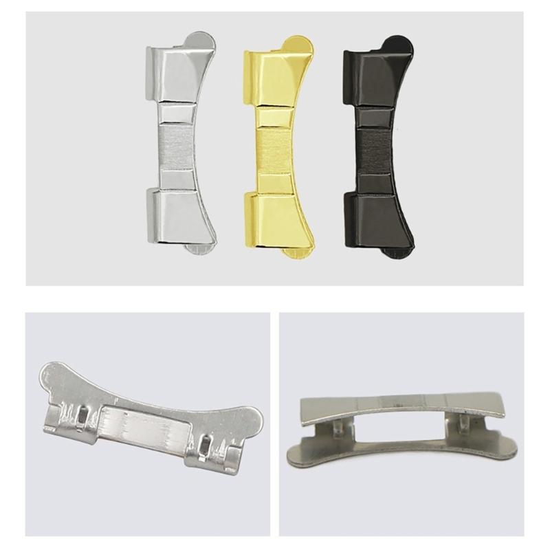 2pcs Durability Smartwatch Bracelet Band Adapter Smarted Secure Watch Connector for Strap Replacement or Repair