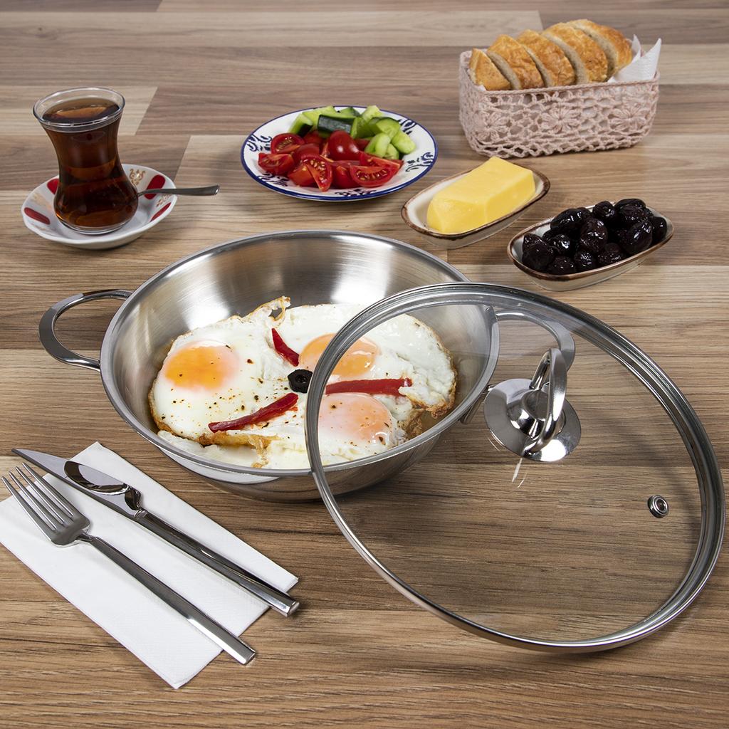 Serenk Modernist 6 Pieces Steel Cookware Set