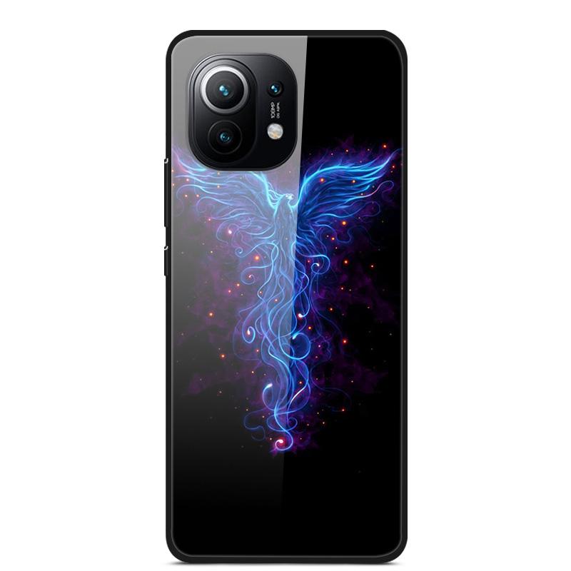 Luxury Cover Case for Xiaomi mi 11 Tempered Glass Cover for Xiaomi mi 11 Lite 5G NE Phone Case for Xiaomi Mi 11 mi11 Lite Coque