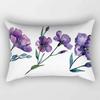 30*50cm Tropische Blume Pflanzenmuster Gedruckter Dekorativer Kissenbezug Schlafzimmer Wohnzimmer Zuhause Rechteckiger Kissenbezug Kissen